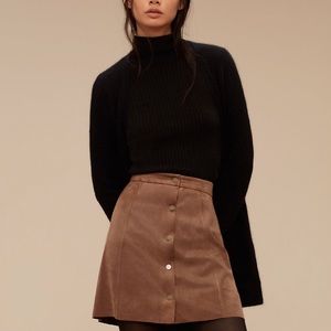 ARITZIA suede skirt; perfect condition! ✨